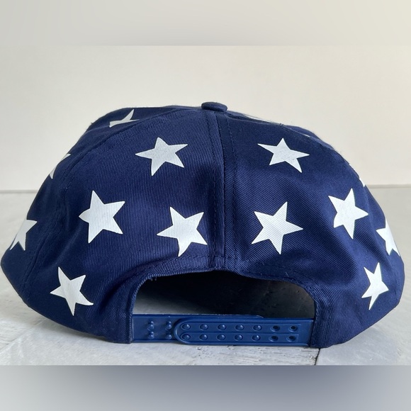 Tractor supply Vintage Red White & Blue Patriotic USA Flag Hat - Picture 4 of 11